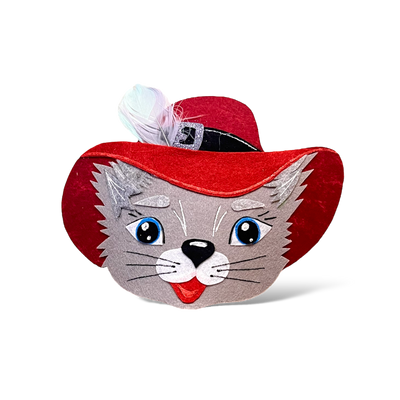 Наголівник Кіт в шляпі фото