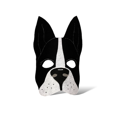 Маска Бульдог собака чорний фото