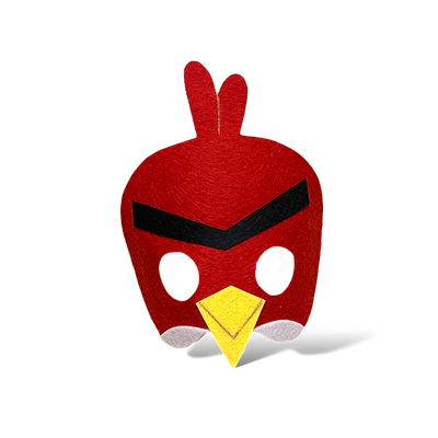 Маска Angry Birds пташка червона фото