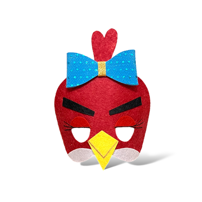 Маска Angry Birds червона дівчинка фото