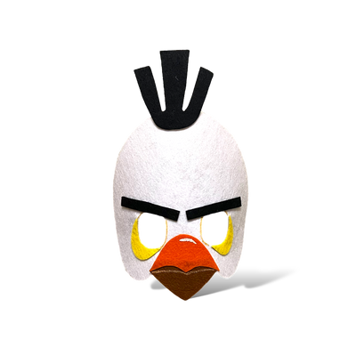 Маска Angry Birds білий птах фото
