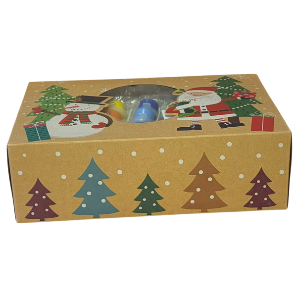 Різдво №2 набір 3D гіпсових фігурок для розмальовування