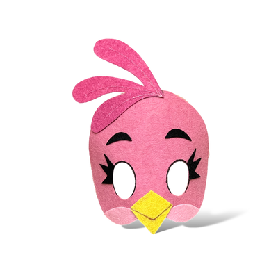 Маска Angry Birds рожева пташка фото