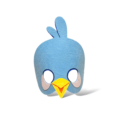 Маска Angry Birds блакитний птах фото