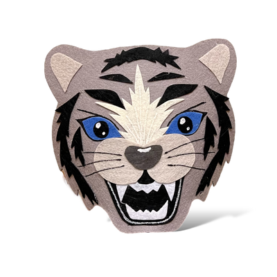 Наголівник Тигр сірий з іклами фото