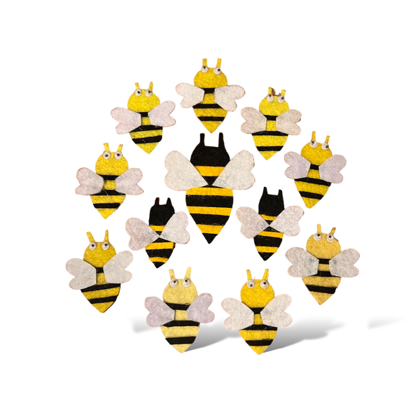 Нашивки Бджілка (12 шт) фото