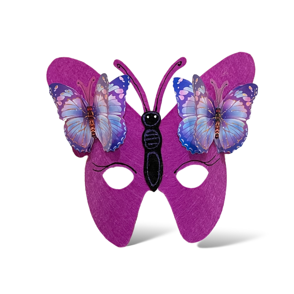 Маска Метелик Фіолетовий фото