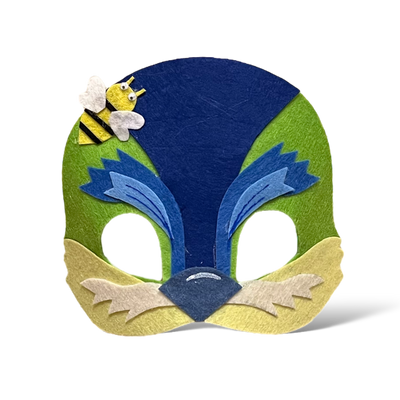 Маска Синичка з бджілкою фото